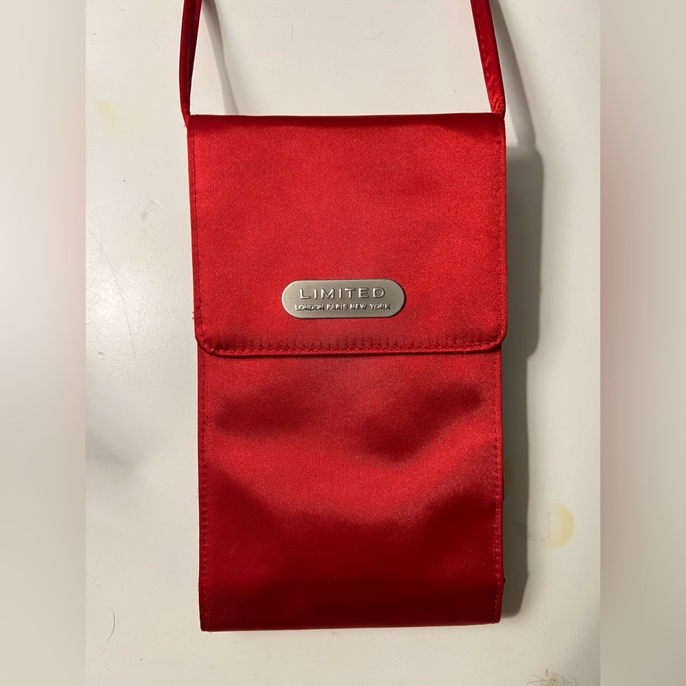 red crossbody bag